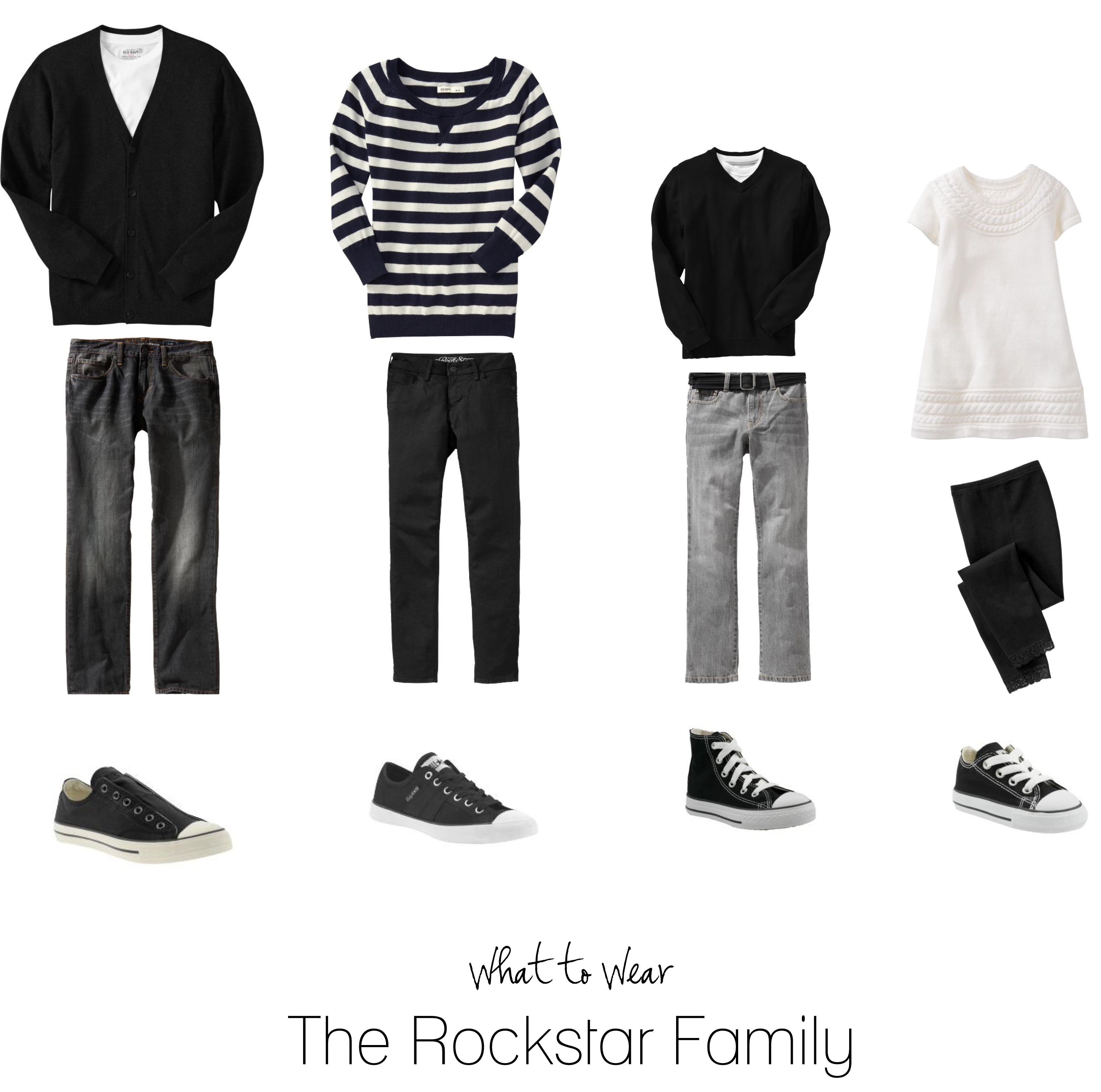 What to wear for the rockstar family